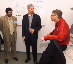 A visit by Bill Gates